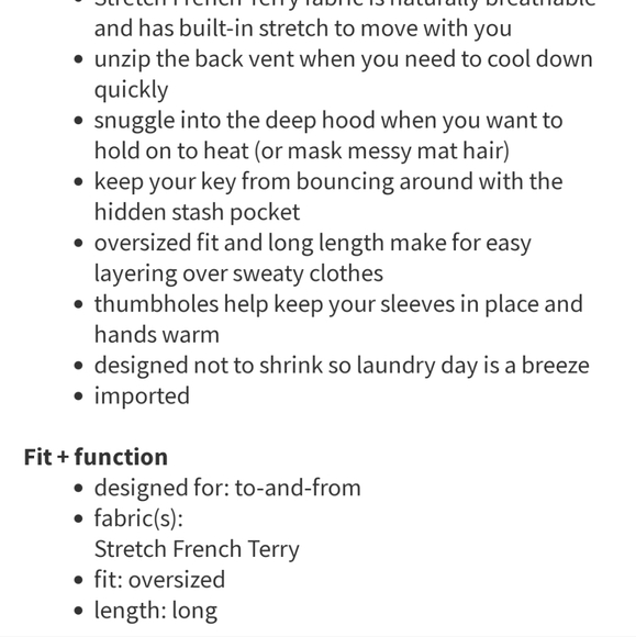 Lululemon Black White Stripe Rollin’ With My Omies Hoodie! Size 4 - Picture 10 of 11